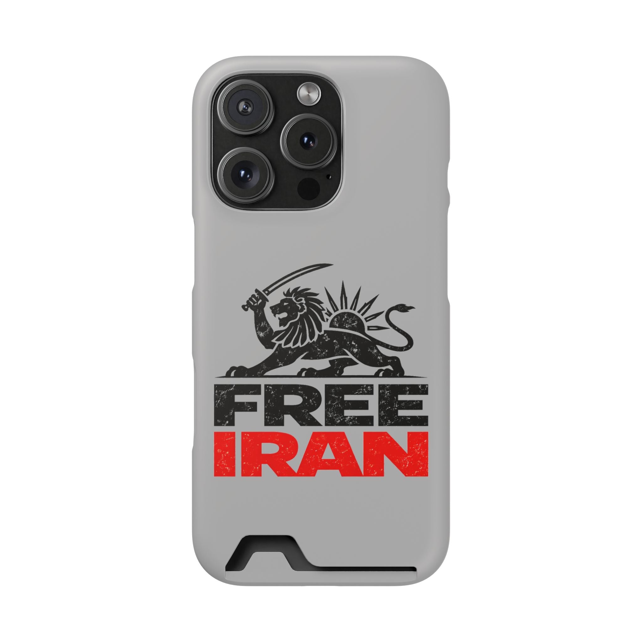 'Free Iran' Card Holder Protective Phone Case