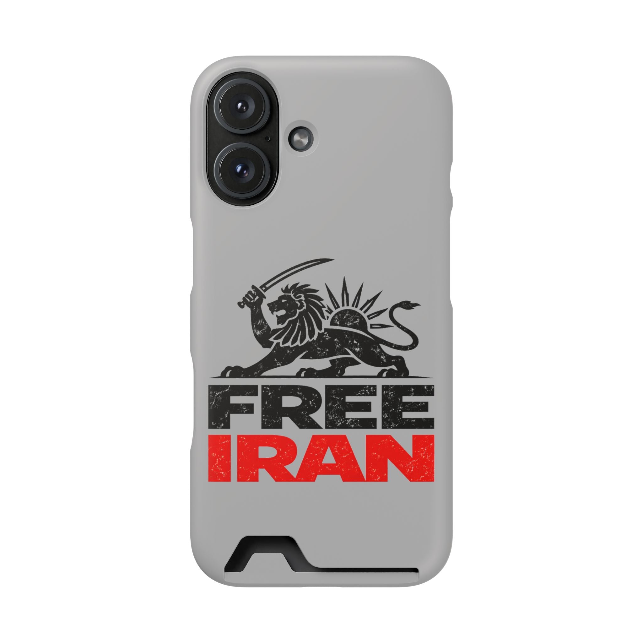 'Free Iran' Card Holder Protective Phone Case