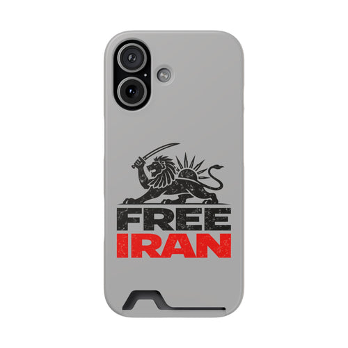 'Free Iran' Card Holder Protective Phone Case