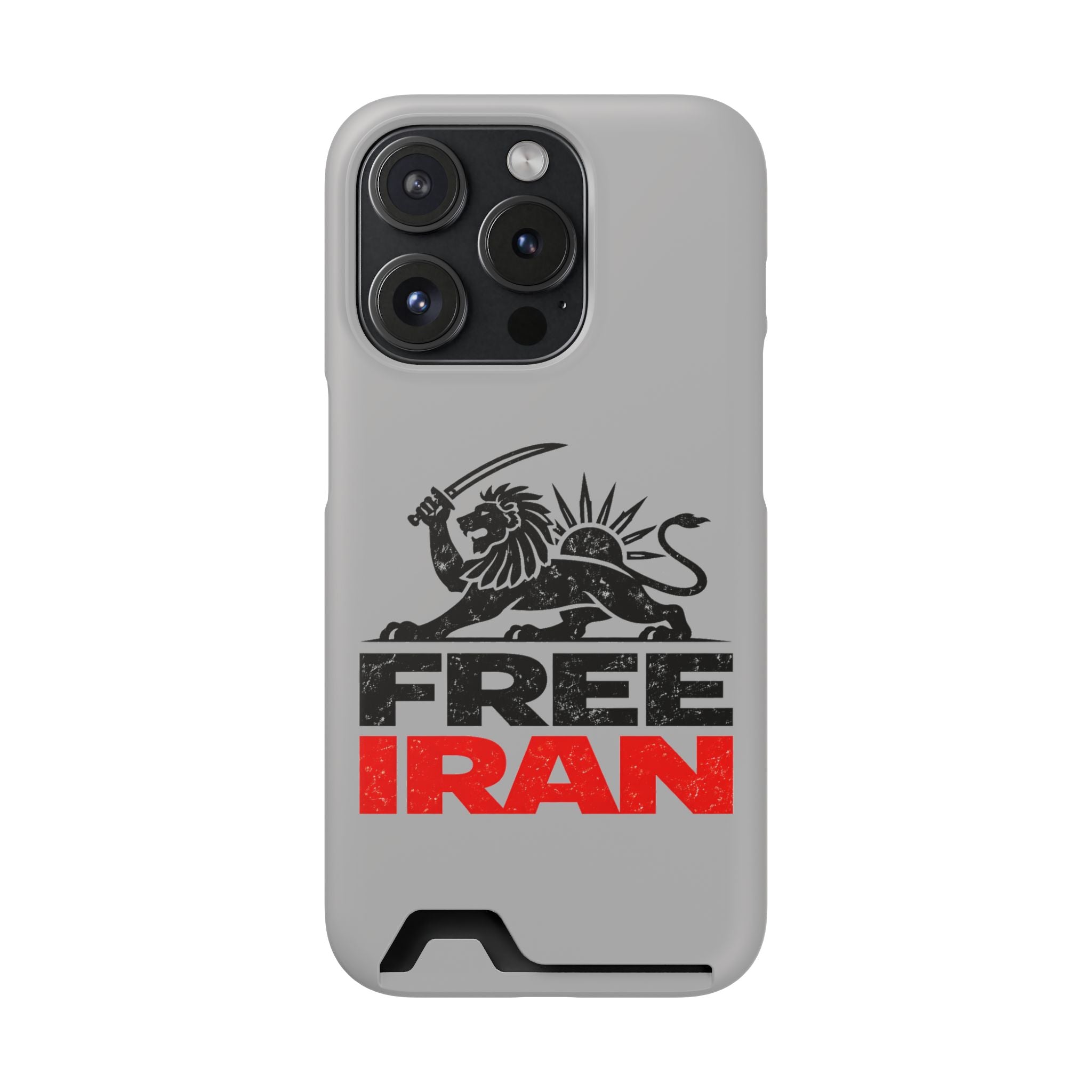 'Free Iran' Card Holder Protective Phone Case