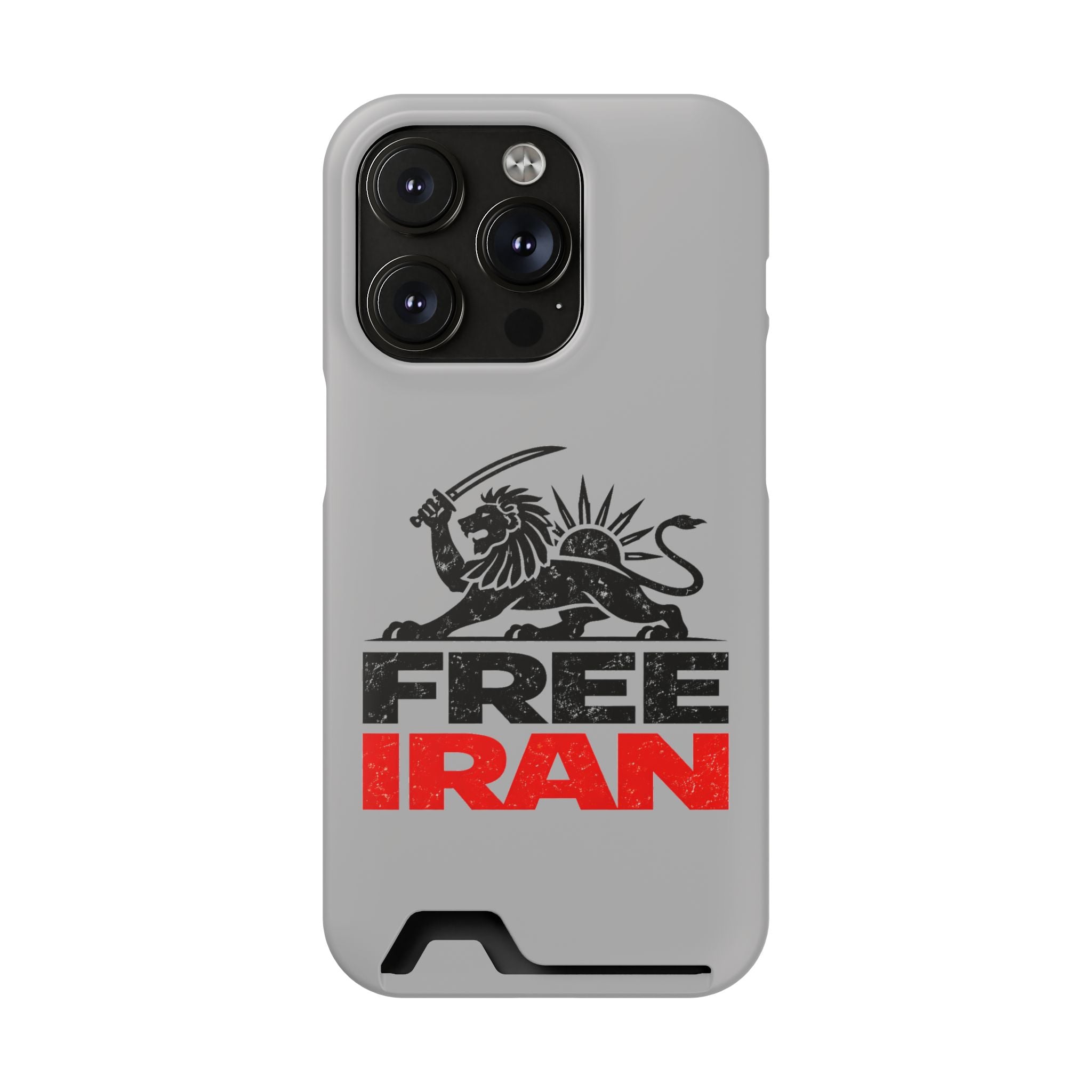 'Free Iran' Card Holder Protective Phone Case