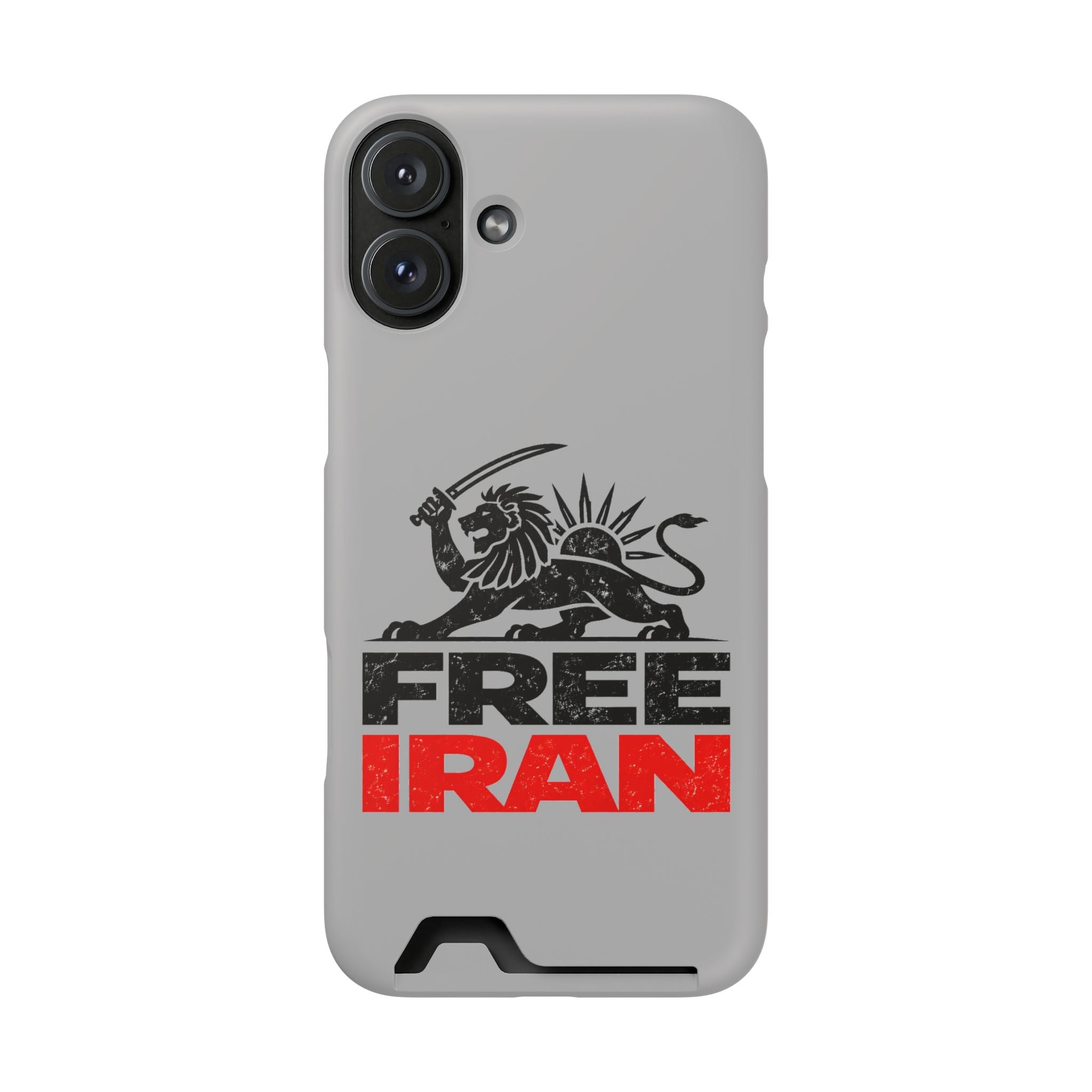 'Free Iran' Card Holder Protective Phone Case
