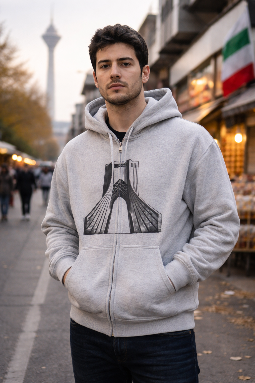 Azadi Zip Hoodie
