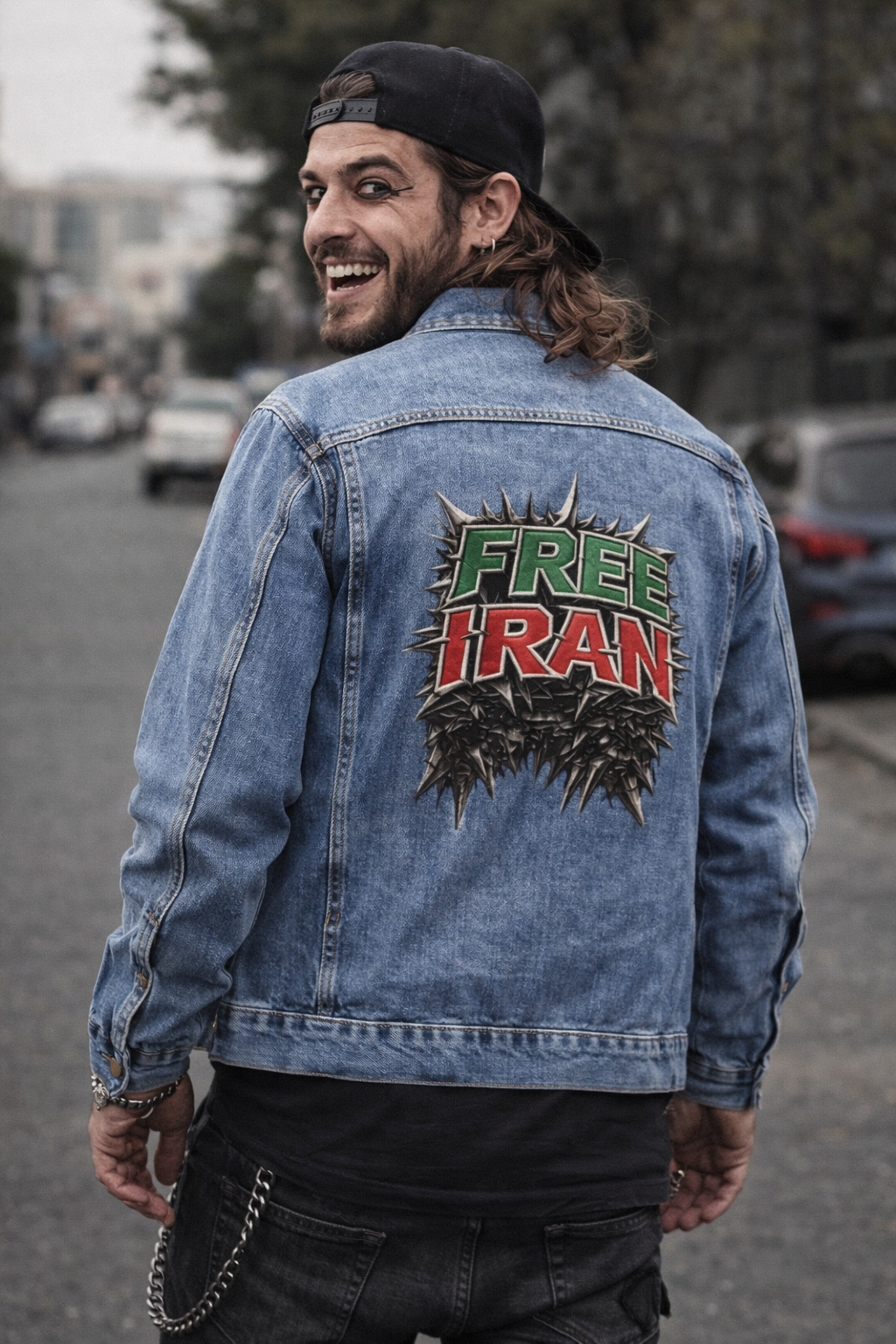 Vintage Graphic Denim Jacket