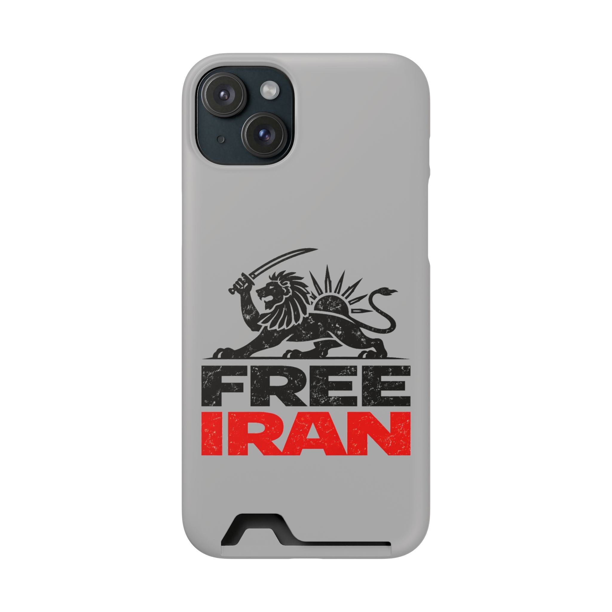 'Free Iran' Card Holder Protective Phone Case