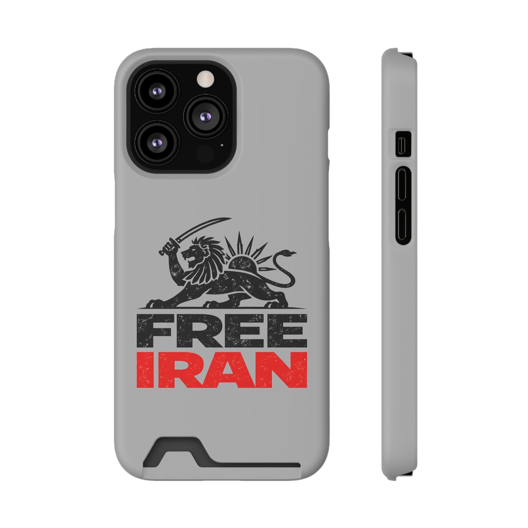 'Free Iran' Card Holder Protective Phone Case