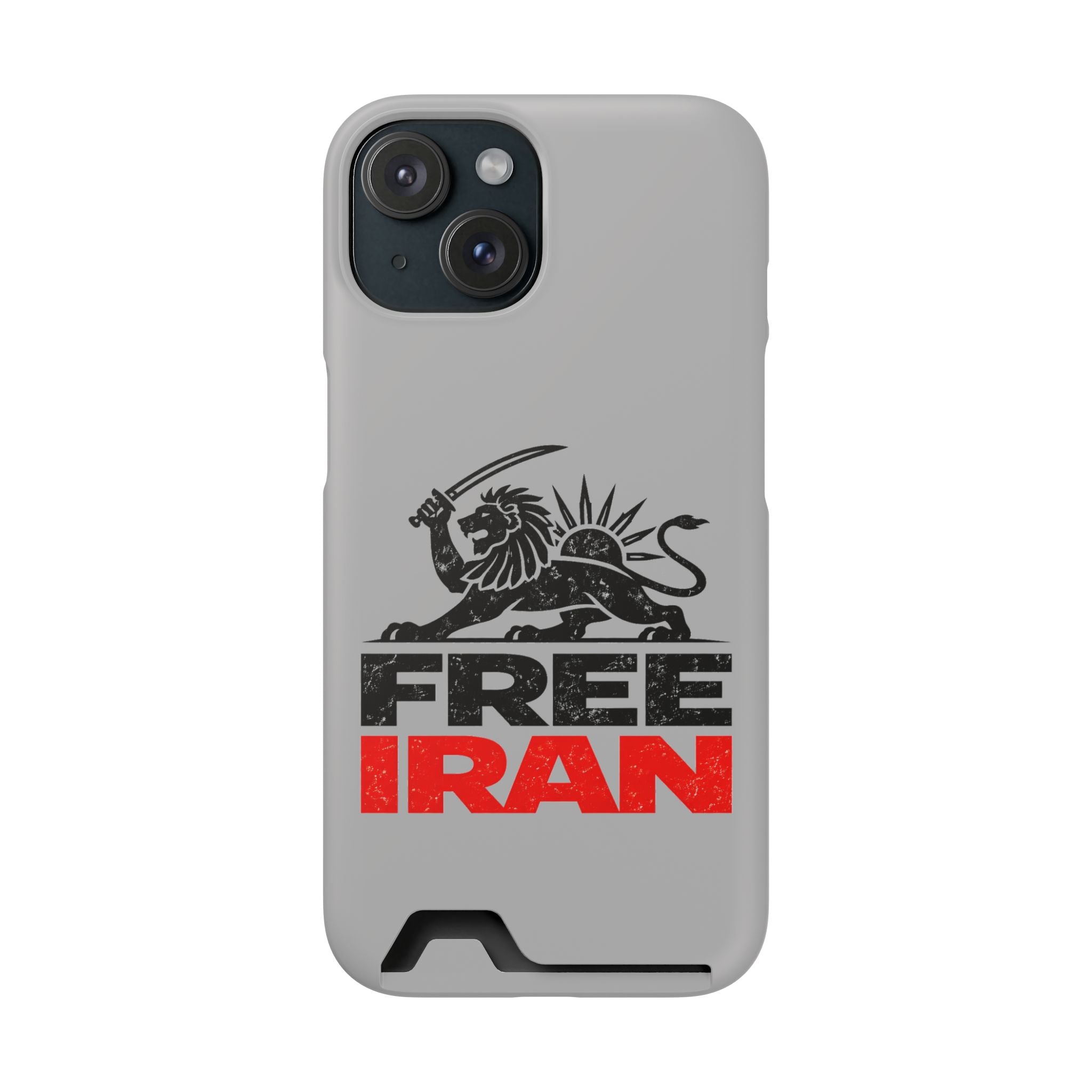 'Free Iran' Card Holder Protective Phone Case