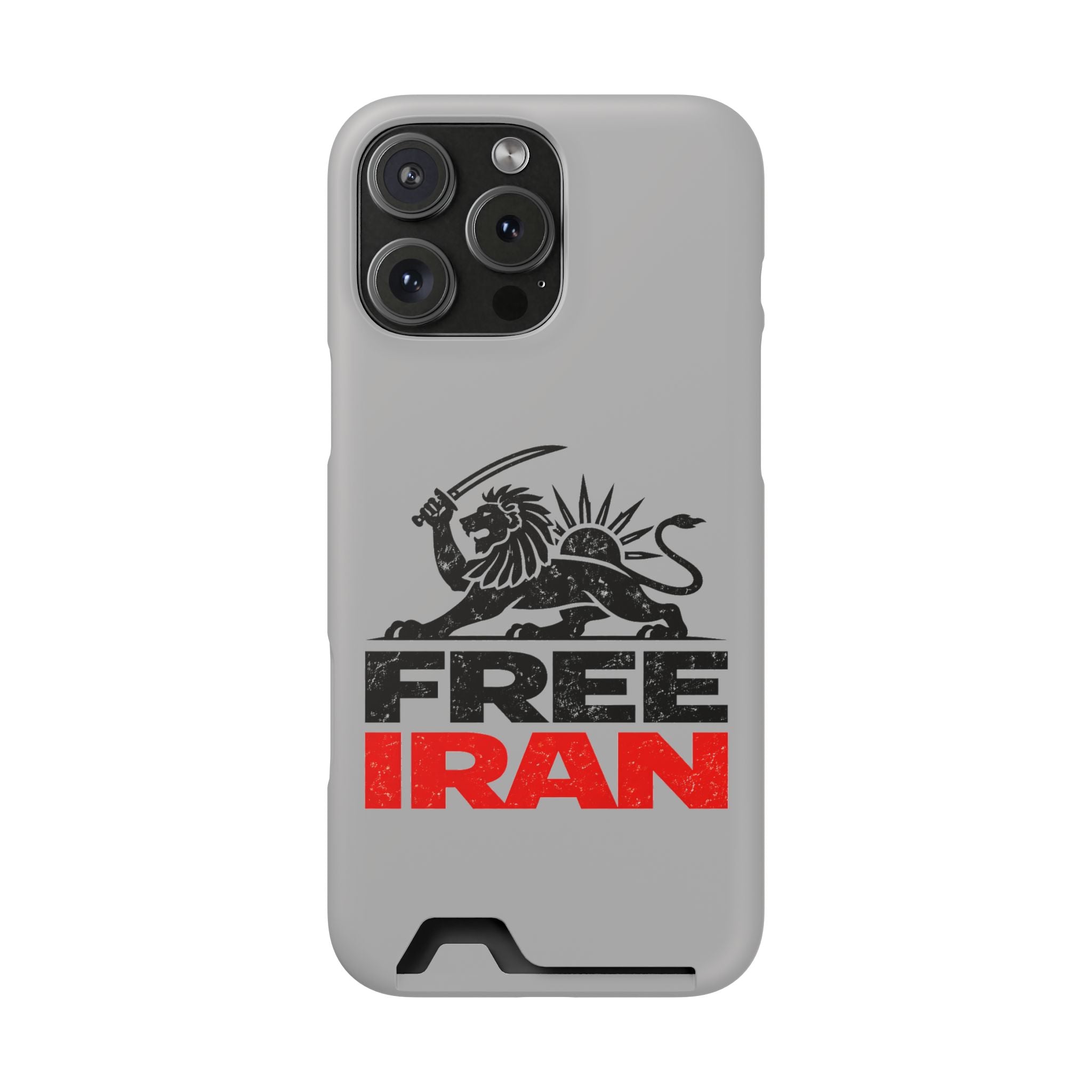 'Free Iran' Card Holder Protective Phone Case