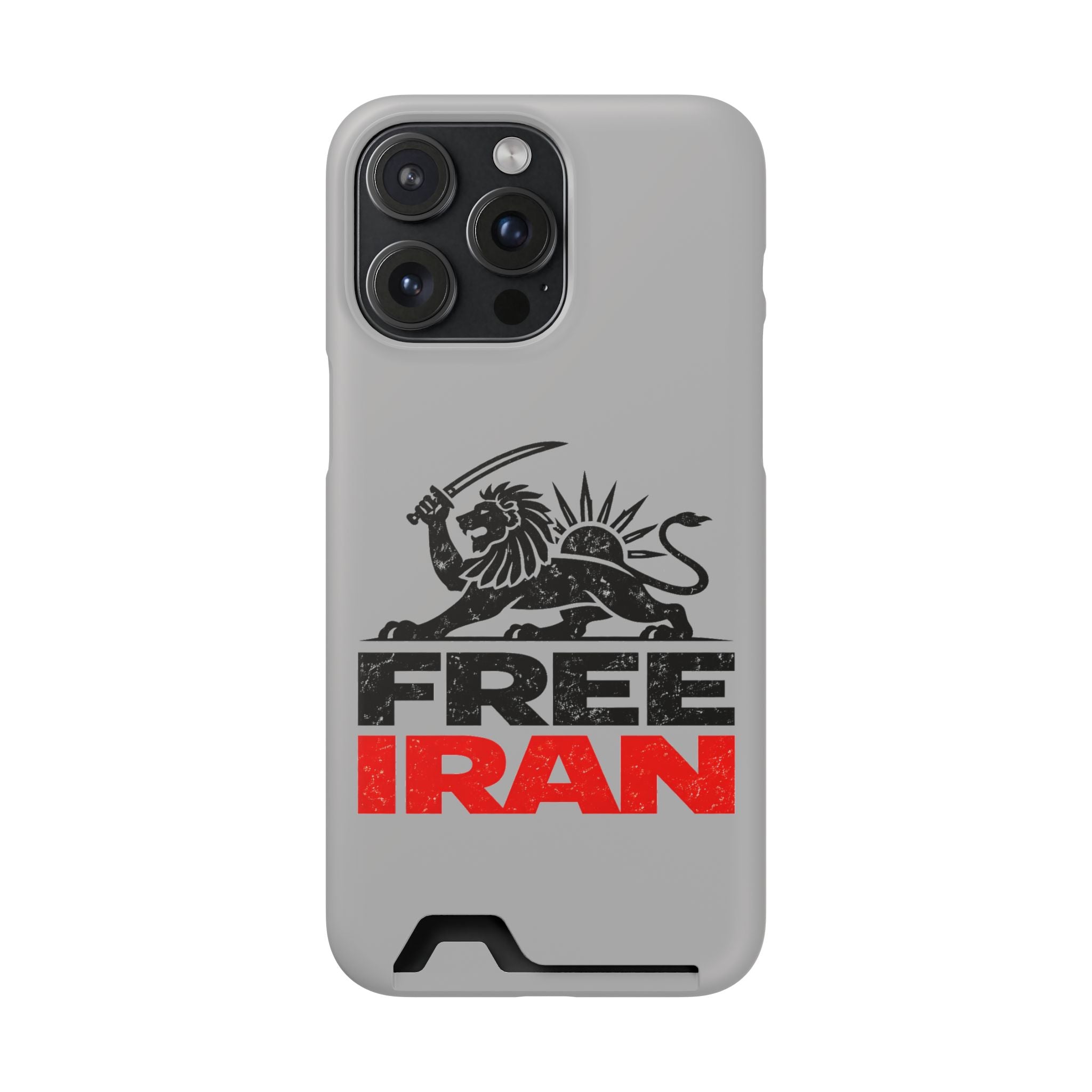 'Free Iran' Card Holder Protective Phone Case